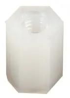 HEX THREADED SPACER, NYLON66, NATURAL D01488