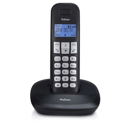 PDX-1100 DECT telephone with 1 handset black PDX-1100 8712412675340