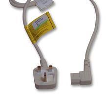 LEAD UK PLUG - R.A IEC C13 SKT WH 5A 2M PE01074