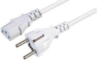 LEAD, SCHUKO TO IEC WHITE 2M H3-2AMVB-C10 WHITE