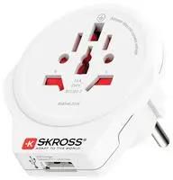 TRAVEL ADAPTER, WORLD-EU USB, 16A/250V 1.500266