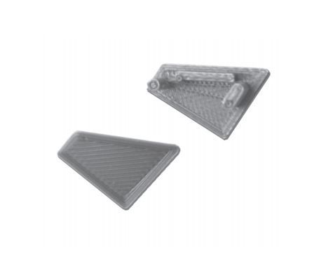 ENDCAPS for LED profile CORNER30/60, 2pcs SET L+R PROF-COR3060-ENDCAP