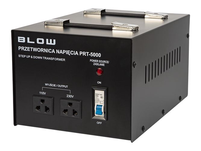 Transformer voltage converter 230/110Vac and 110/230Vac, 5000W with revers PRT-5000W 5900804108023