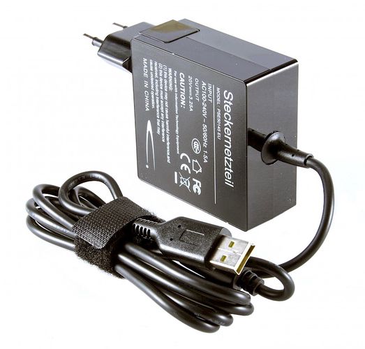 Power Supply for Notebook 20V DC 3.25A 65W USB-CP- plug (Lenovo) H428603