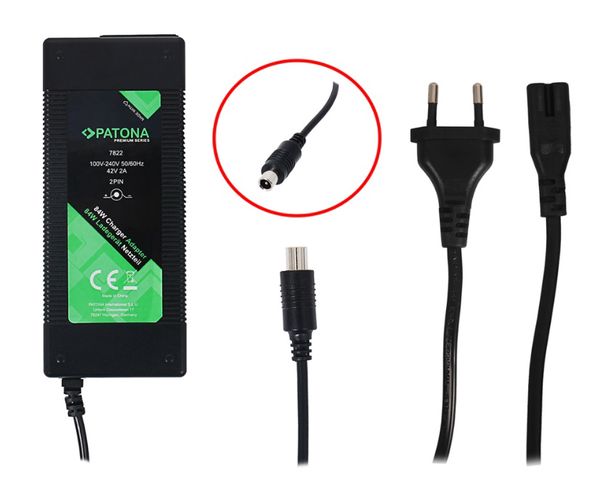 42V-2A-84W CHARGER FOR XIAOMI E-SCOOTER M365 PT7822 4055655225038