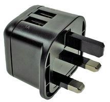 ADAPTOR, AC-DC, 2 O/P, 15.5W SW4423C