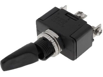 Toggle swich ON-OFF-ON 3 pins 2 pos fixed 6A/250VAC SP3T R13-416D2-06