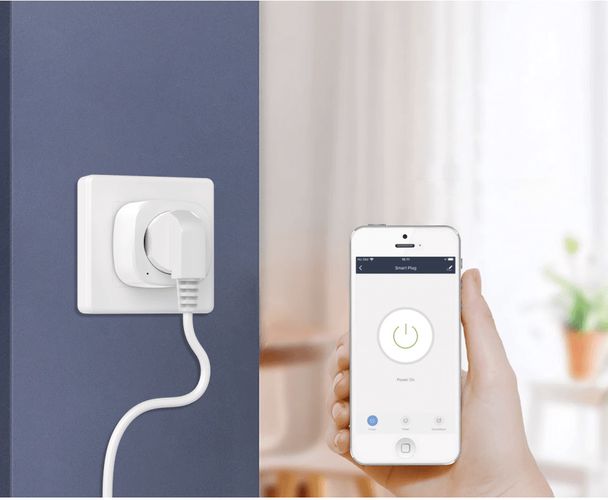 Smart socket Wi-Fi, 3680W, IP20, with schedule mode, white, WOOX R6080 8435350741563