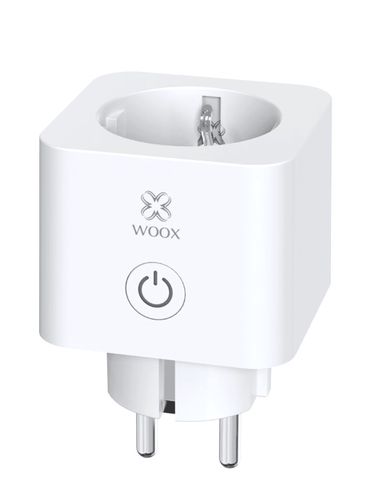 Smart WiFi Socket, 16A, with energy meter, TUYA / Smart Life, WOOX R6113 8435606720892