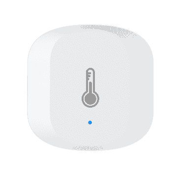 Smart ZigBee indoor wireless humidity & temperature sensor, CR2032, white, WOOX R7048