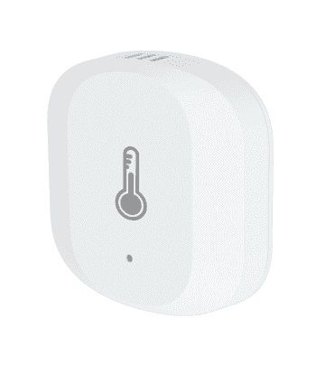 Smart ZigBee indoor wireless humidity & temperature sensor, CR2032, white, WOOX R7048