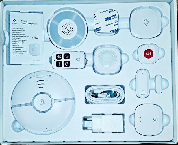 Smart wireless home security kit Pro R7073, ZigBee, WOOX R7073 8435350741655