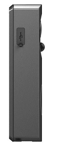 Smart wireless Wi-Fi video doorbell with video camera 1080P, chime, two way audio, IR night vision, motion detection, PIR detection, black, WOOX R9061 8435606710343