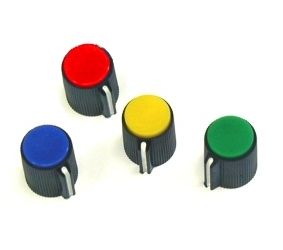 Knob for potentiometer Ø13mm plastic blue RAN/13-PL-M