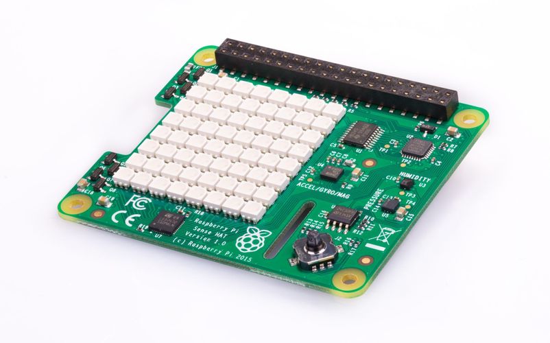 Raspberry Pi Sense HAT, Orientation/Pressure/Humidity/Temperature Sensors RASPBERRYPI-SENSEHAT