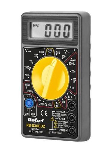 Multimeter RB830 with buzzer CATII 1000V RB-830BUZ 5901890058063