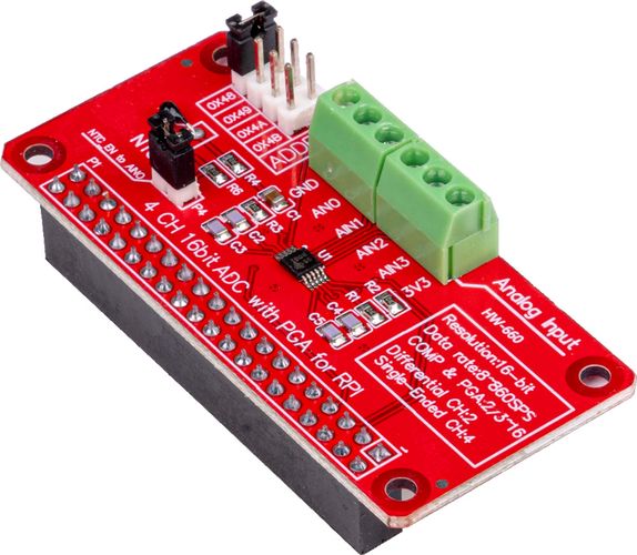 Joy-iT ADC ( Analog Digital Converter ) for Raspberry Pi RB-ADC01