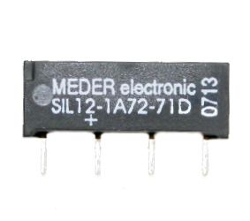 SIP/SIL-Reed Relay SPST 12V 1000R Diode RE-SIA12D-1K