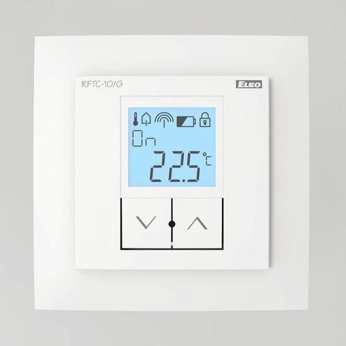 Temperature controller, simple, with display, wireless, iNELS RF RFTC-10/G