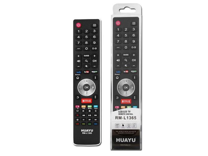 Replacement Remote Control for TV HISENSE RM-L1365 RM-L1365