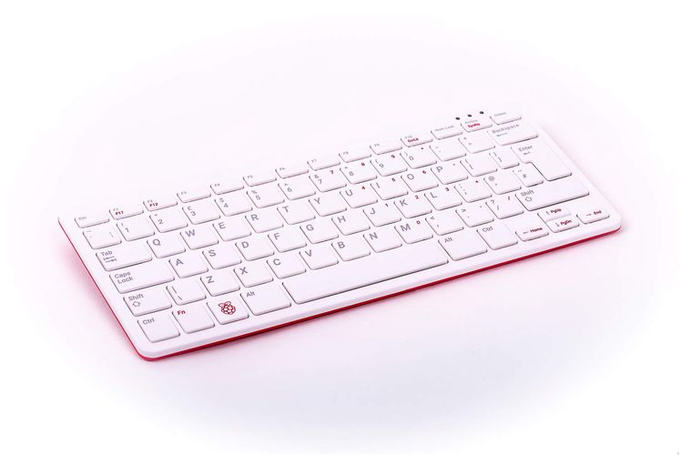 Official Raspberry Pi Keyboard, Red/White, US Layout, Wired RPI-KEYB(US)-RED/WH