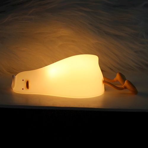 LED Night Lamp LAZY DUCK FNL-01 white silicon Forever Light RTV100455 5900495468598