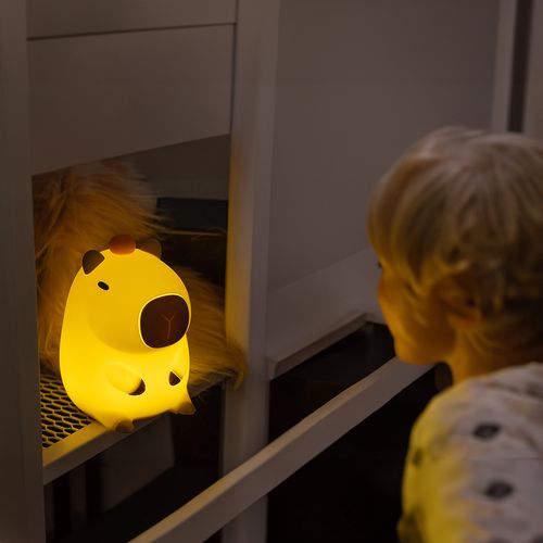 LED night light for children FRIENDLY CAPYBARA touch silicone soft RTV200012 5907457752023