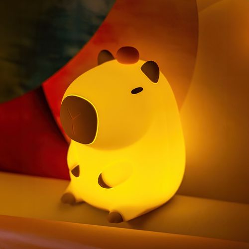 LED night light for children FRIENDLY CAPYBARA touch silicone soft RTV200012