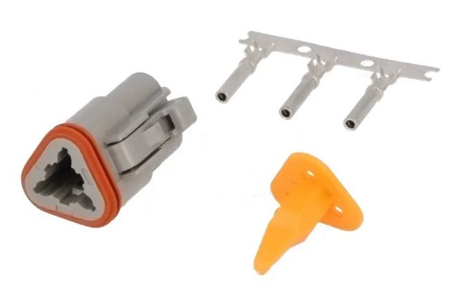 Connector: wire-wire; DT; plug; female; Size: 16; 0.75÷2mm2; PIN: 3 S-DT06-3S