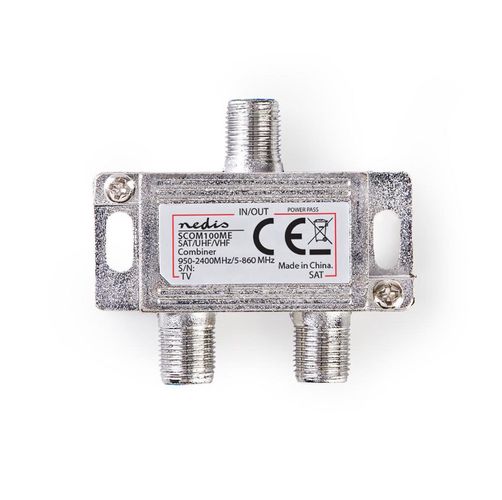 SAT/UHF/VHF Combiner 2 to 1, F-Connector SAT/UHF-VHF 5412810097869; 5412810298327