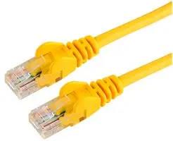 PATCH LEAD CAT 5E SNAGLESS YELLOW 2M SL5EYELLOW2M