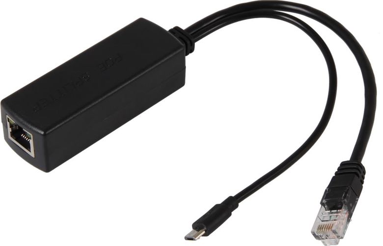 Power over Ethernet ( PoE ) Splitter microUSB JOY-IT SBC-PoE-Power 4250236817019
