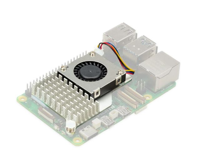 Active Cooler - heatsink + fan for Raspberry Pi 5 SC1148 5056561803357