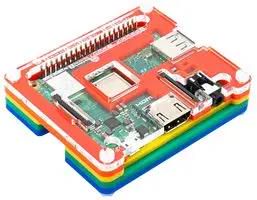 PIBOW 3A+ COUPE CASE, RPI 3 A+, RAINBOW PIM425