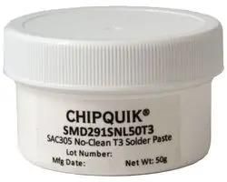 SOLDER PASTE, SYNTHETIC NO CLEAN, 50G SMD291SNL50T3