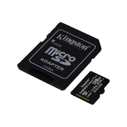 Memory Card micro SD 128GB Class 10 UHS-1 A1 V10 with SD Adapter, CANVAS Select Plus SDCS2/128GB 740617298703