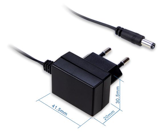 6W single output power supply 12V 0.5A plug in adaptor, 5.5x2.1mm, high reliable, extreme small, wall-mounted, Industrial, MEAN WELL SGAS06E12-P1J