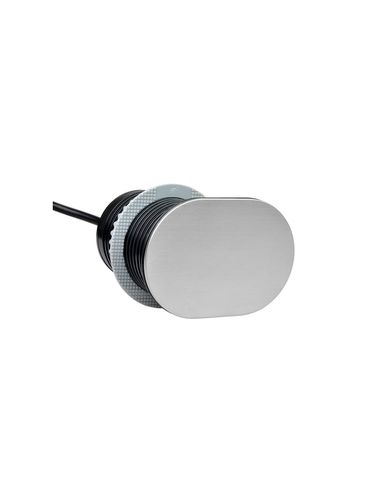 Extension socket for furniture 1x Schuko, 1x USB (5V 2.4A) 1.9m brushed stell color Design Light SLIDEBOX-1G1U-DE-01 5900652147823