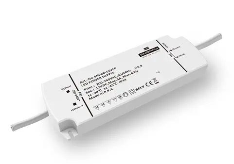 Single output LED power supply 12V 5A, IP66 SNP60-12VFP-1