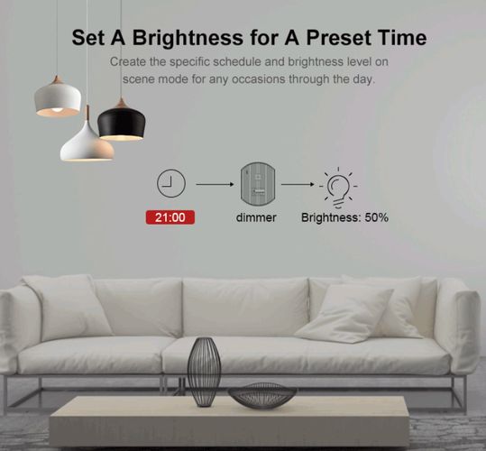 Wireless light dimmer 230Vac, 150W, TRIAC, Wi-Fi, Sonoff SONOFF-D1