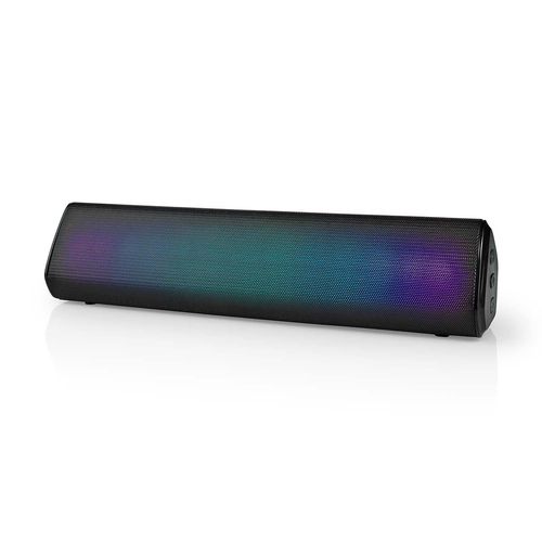 Bluetooth® Speaker | Maximum battery play time: 6 hrs | Table Design | 18 W | Stereo | Built-in microphone | Linkable | Black SPBT2006BK 5412810419333