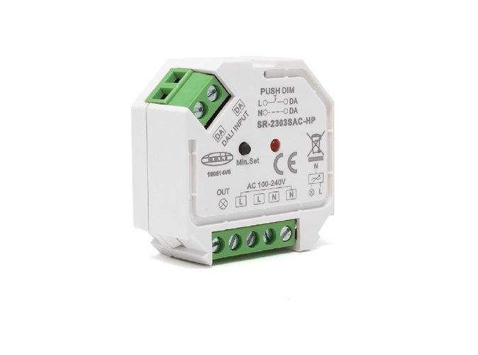 Lighting system's DALI controller, TRIAC + PUSH-DIM 230Vac, 200W, Sunricher SR-2303SAC-HP