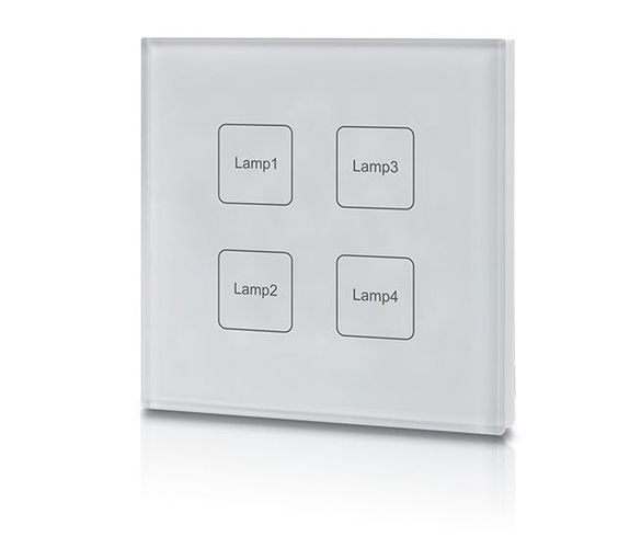 DALI touch panel for 4 lamps, Sunricher SR-2400TL