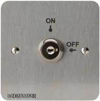 KEY OPERATED SW, 2 POS, 4A, 28VDC DEF-0661-1