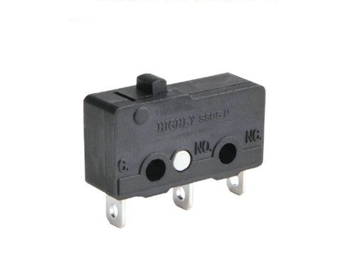 Snap switch; ON-(ON) nonfixed; 3pins. 3A/250VAC SPDT19.8x6.4x10.2mm; 6.3 mm connectors; without lever HIGHLY SS0500A