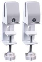 PANEL CLAMPS, EDGE MOUNT, WHITE PR APC01-W