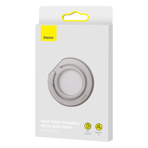 Foldable Metal Ring Stand for iPhone, Silver SUCH000012 6932172616977