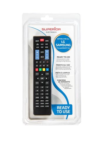 Universal remote control for LG and Samsung TVs built since 2000 SUPERIOR-LG/SAMS-S 8054242080322