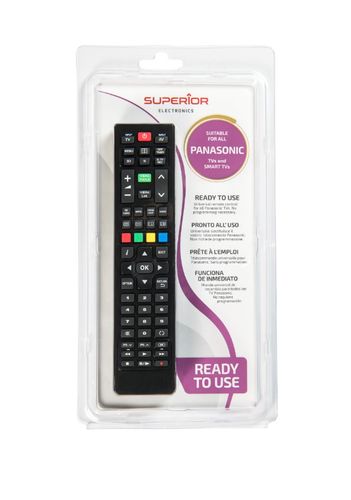 Universal Remote Control for Panasonic TVs built since 2000, Superior SUPERIOR-PANASONIC 8054242080421