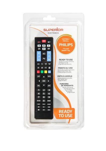 Replacement Remote Control for Philips TVs Built Since 2000 SUPERIOR-PHILIPS 8054242080346